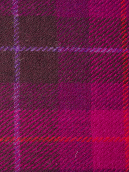 Harris Tweed Fuschia Check A032