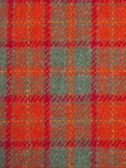 Harris Tweed Orange/Green A083