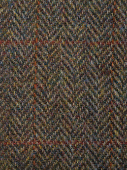 Harris Tweed Brown Overcheck HB40