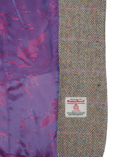 Harris Tweed Ladies Fitted Jacket Pink HB w/OC