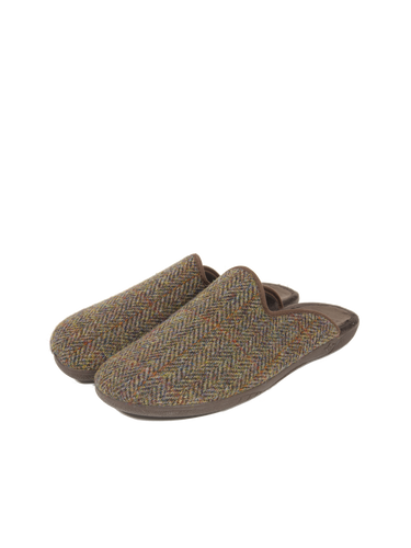 Harris Tweed Gents Slippers - HB40