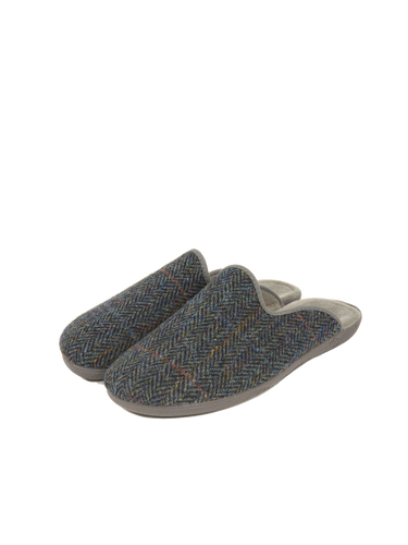 Harris Tweed Gents Slippers - HB80