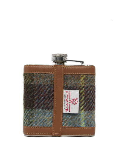 Harris Tweed Hip Flask - A0254