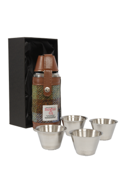 Harris Tweed Hunting Flask A017