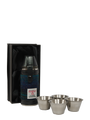 Harris Tweed Hunting Flask - Blue w/ Turquoise OC