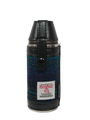 Harris Tweed Hunting Flask - Blue w/ Turquoise OC