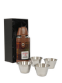Harris Tweed Hunting Flask - Rust Check
