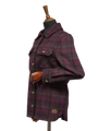Harris Tweed Jackie Overshirt Brown/Magenta Multi