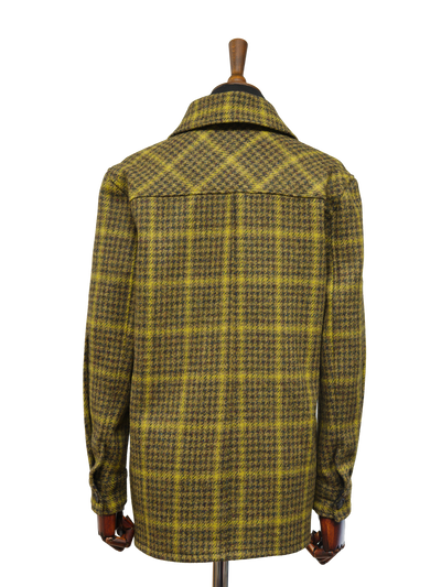 Harris Tweed Jackie Overshirt Mustard Houndstooth w/OC
