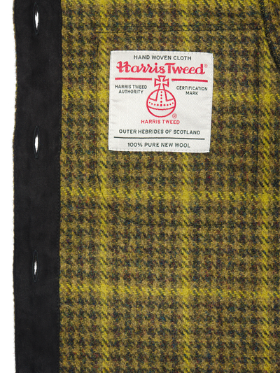 Harris Tweed Jackie Overshirt Mustard Houndstooth w/OC