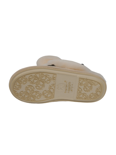 Harris Tweed Kate Slippers Cream Check