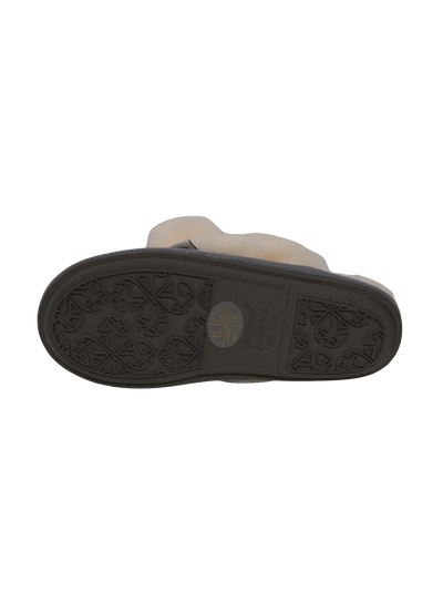 Harris Tweed Kate Slippers Grey/Pink Check