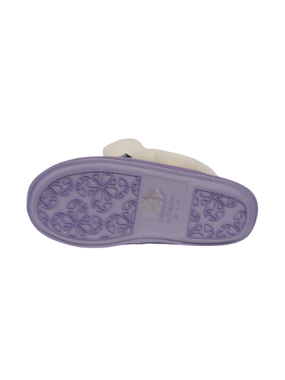 Harris Tweed Kate Slippers - Lilac/Blue Check
