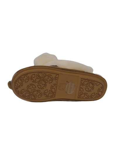 Harris Tweed Kate Slippers - Sand Honey Check