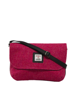 Harris Tweed Katie Bag 349 (Black Leather)