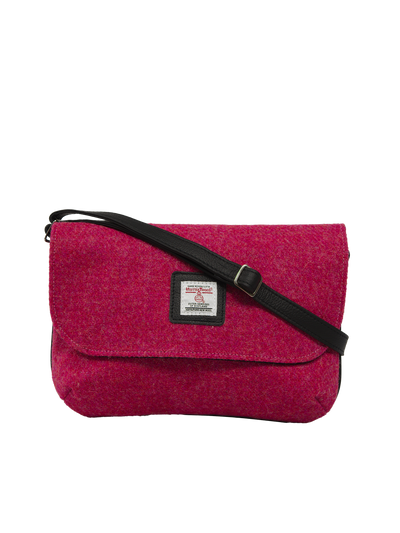 Harris Tweed Katie Bag 349 (Black Leather)
