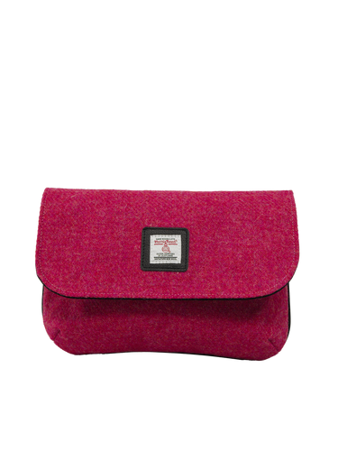 Harris Tweed Katie Bag - 349 (Black Leather)