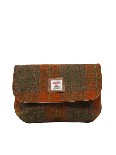 Harris Tweed Katie Bag - A0124 (Tan Leather)