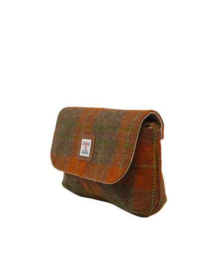 Harris Tweed Katie Bag A0124 (Tan Leather)