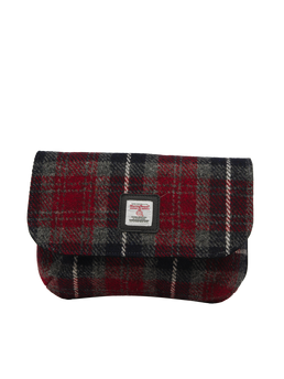 Harris Tweed Katie Bag - A0214 (Black Leather)