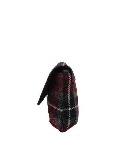 Harris Tweed Katie Bag - A0214 (Black Leather)