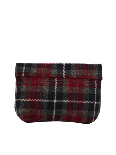 Harris Tweed Katie Bag - A0214 (Black Leather)