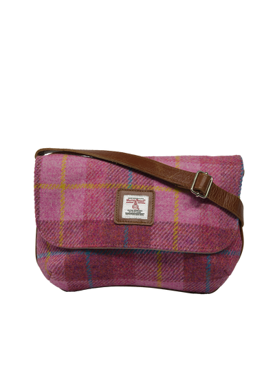Harris Tweed Katie Bag - A0223 (Tan Leather)