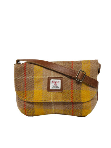 Harris Tweed Katie Bag - A0230 (Tan Leather)