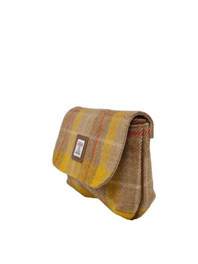 Harris Tweed Katie Bag - A0230 (Tan Leather)