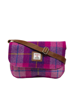 Harris Tweed Katie Bag A090 (Tan Leather)