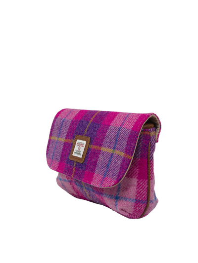 Harris Tweed Katie Bag A090 (Tan Leather)