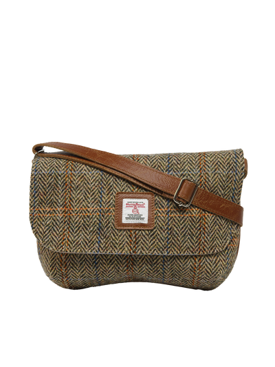 Harris Tweed Katie Bag - HB133 (Tan Leather)