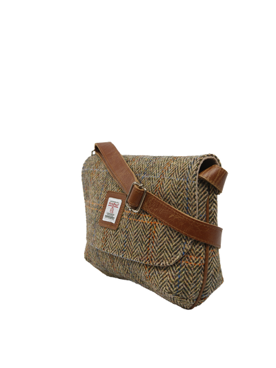 Harris Tweed Katie Bag - HB133 (Tan Leather)