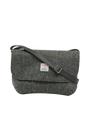 Harris Tweed Katie Bag - HB85 (Black Leather)