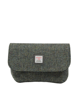 Harris Tweed Katie Bag HB64 (Black Leather)