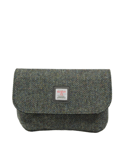 Harris Tweed Katie Bag - HB85 (Black Leather)