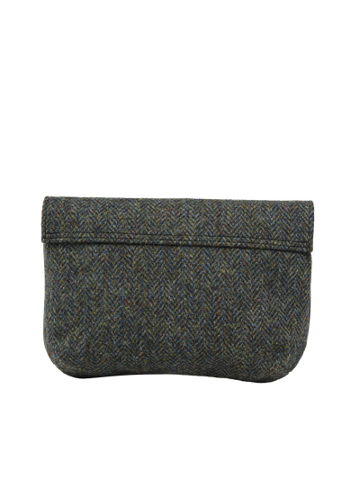 Harris Tweed Katie Bag - HB85 (Black Leather)