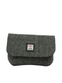 Harris Tweed Katie Bag - HB64 (Black Leather)