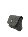 Harris Tweed Katie Bag - HB64 (Black Leather)