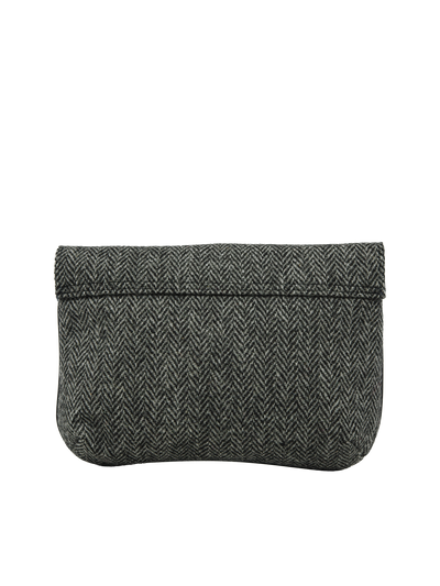 Harris Tweed Katie Bag - HB64 (Black Leather)