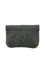 Harris Tweed Katie Bag - HB64 (Black Leather)