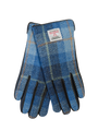 Harris Tweed Ladies Gloves Blue Pastels (HH)