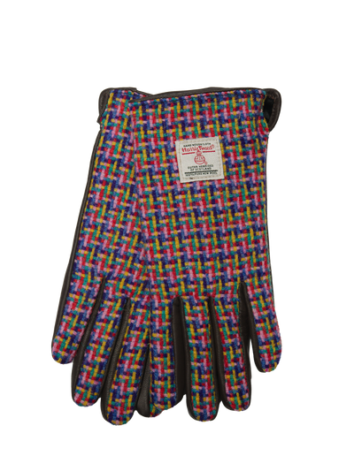 Harris Tweed Ladies Gloves Jazzy Weave (GA)
