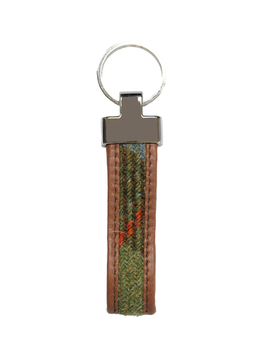 Harris Tweed Loop Keyring - A017