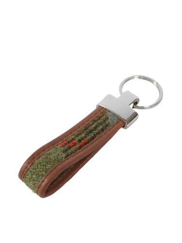 Harris Tweed Loop Keyring - A017