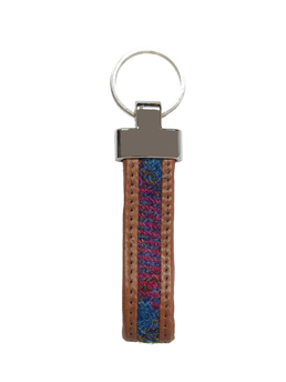 Harris Tweed Loop Keyring A0195