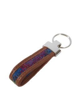 Harris Tweed Loop Keyring A0195
