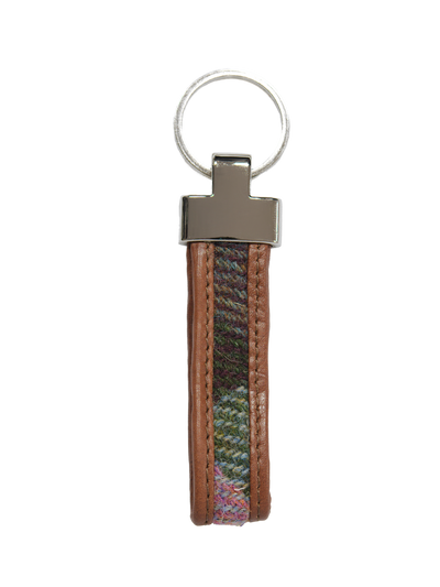 Harris Tweed Loop Keyring - A0254