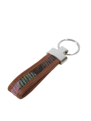 Harris Tweed Loop Keyring - A0254