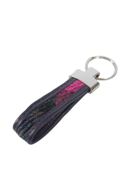 Harris Tweed Loop Keyring A0257